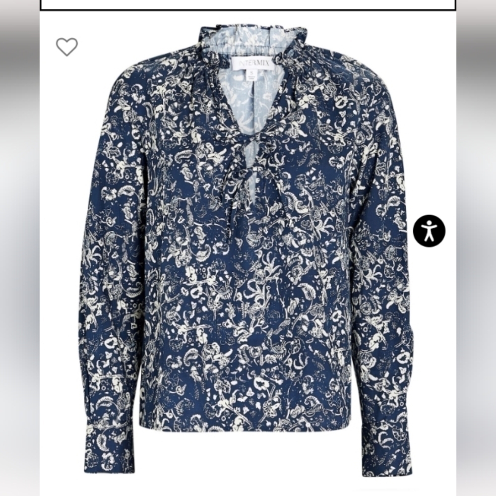 Intermix Madeline Floral Paisley Blouse